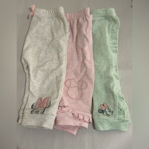 Disney Baby 3/6 Months Minnie Mouse Theme Leggings
